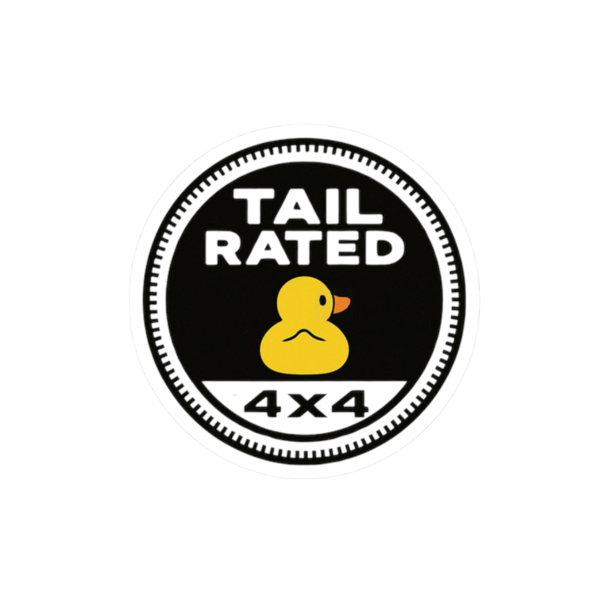 Tail Rated Duck Kiss-Cut Stickers